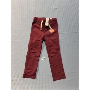 The Children's Place Stretch Fabric Pants Boys Sz 5 Red Brand‎ New